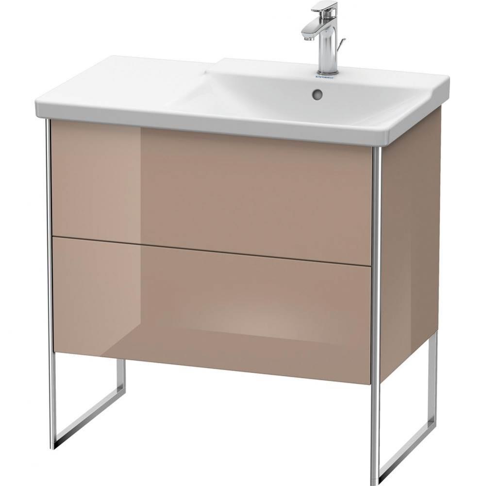 Duravit XSquare Floor Standing Vanity Unit  Cappuccino High Gloss