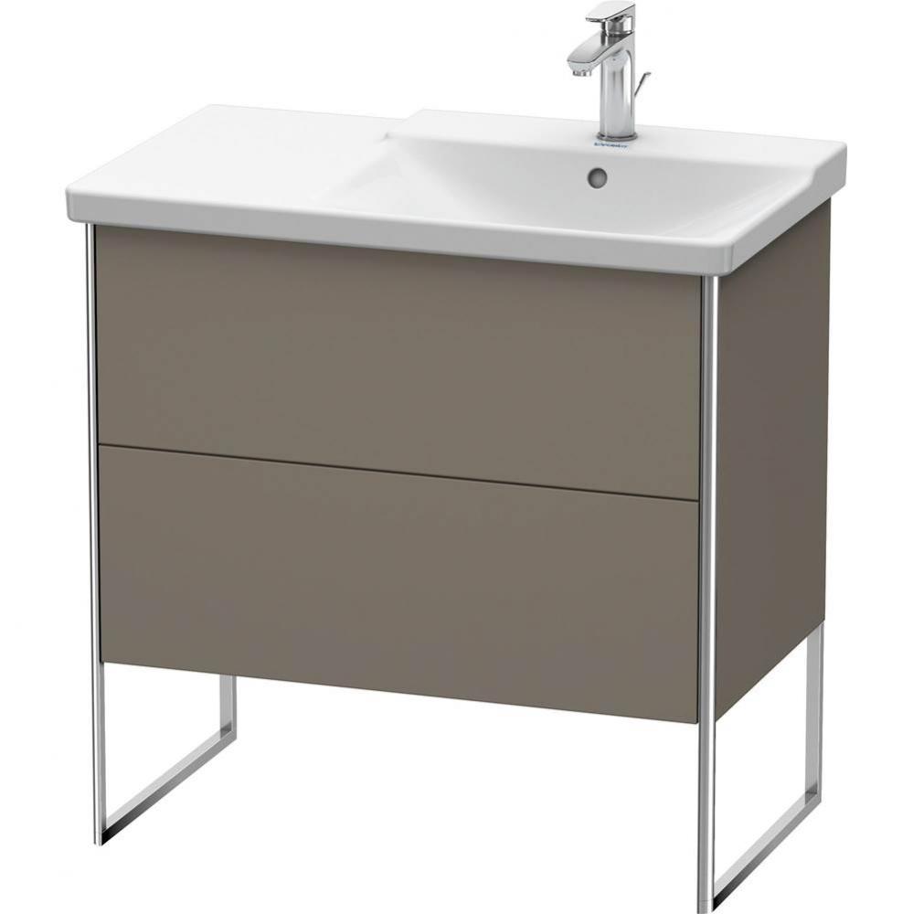 Duravit XSquare Floor Standing Vanity Unit  Flannel Gray Satin Matte