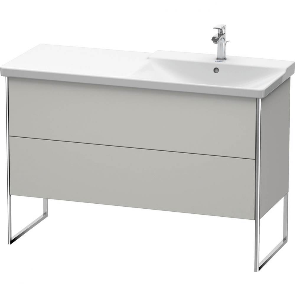 Duravit XSquare Floor Standing Vanity Unit  Concrete Gray Matte