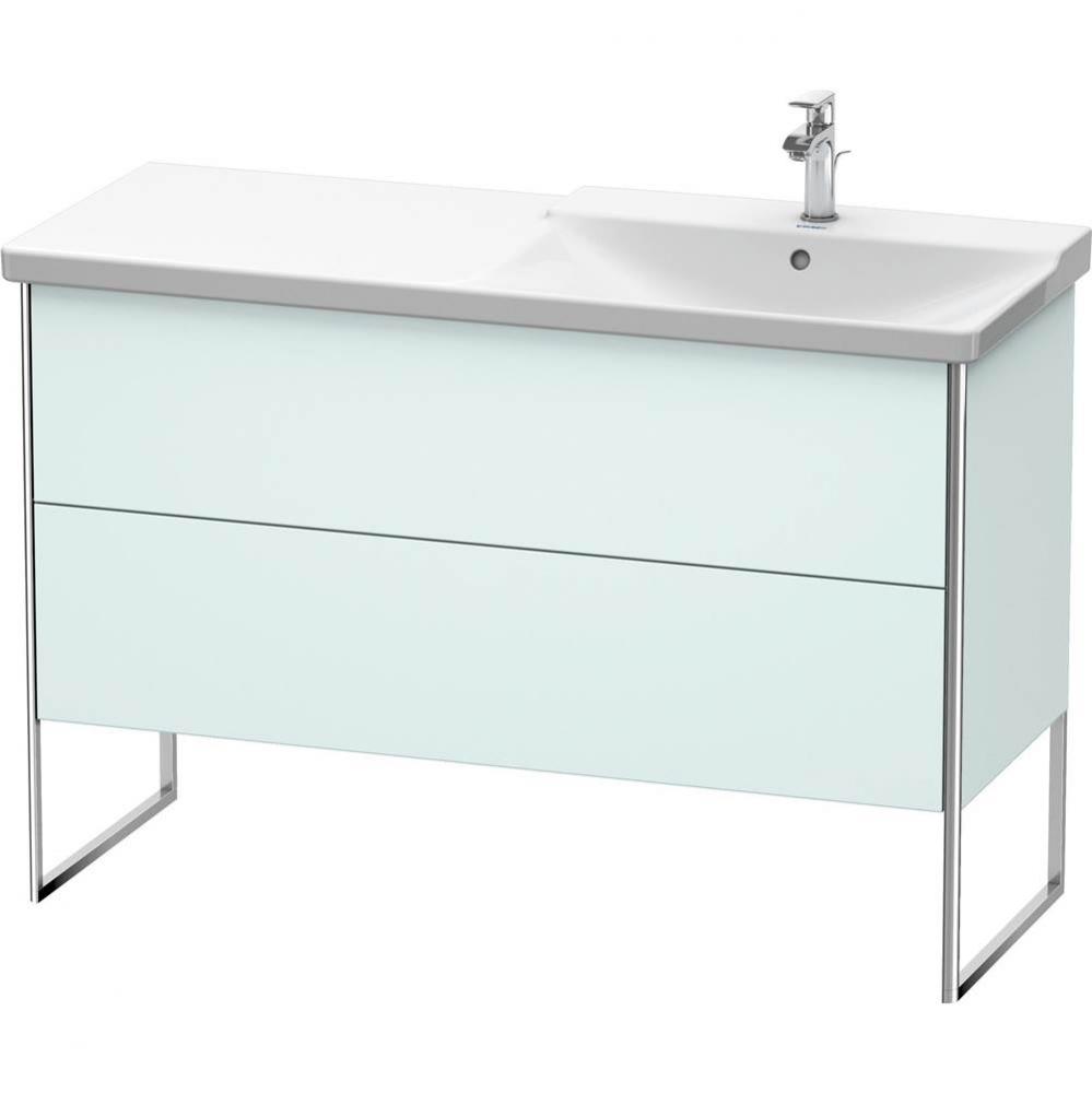 Duravit XSquare Floor Standing Vanity Unit  Light Blue Matte