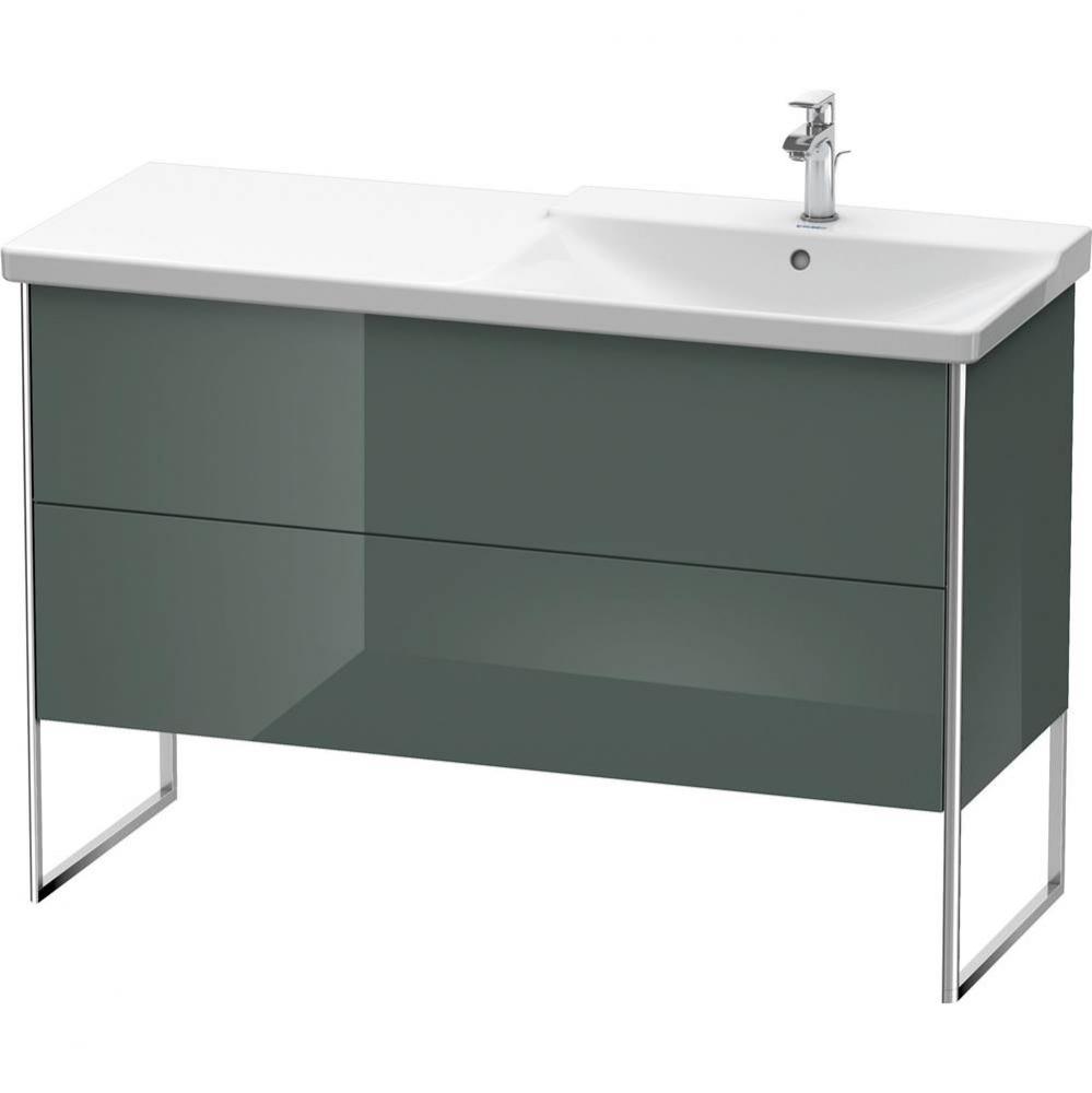 Duravit XSquare Floor Standing Vanity Unit  Dolomiti Gray High Gloss