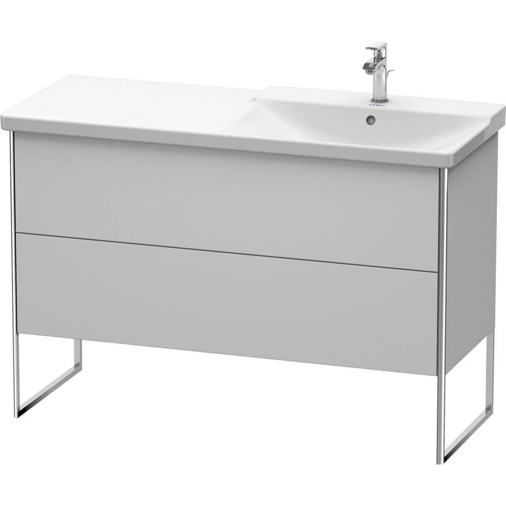 Duravit XSquare Floor Standing Vanity Unit  Nordic White Satin Matte