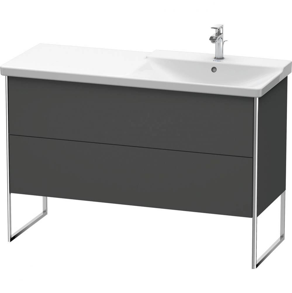 Duravit XSquare Floor Standing Vanity Unit  Graphite Matte