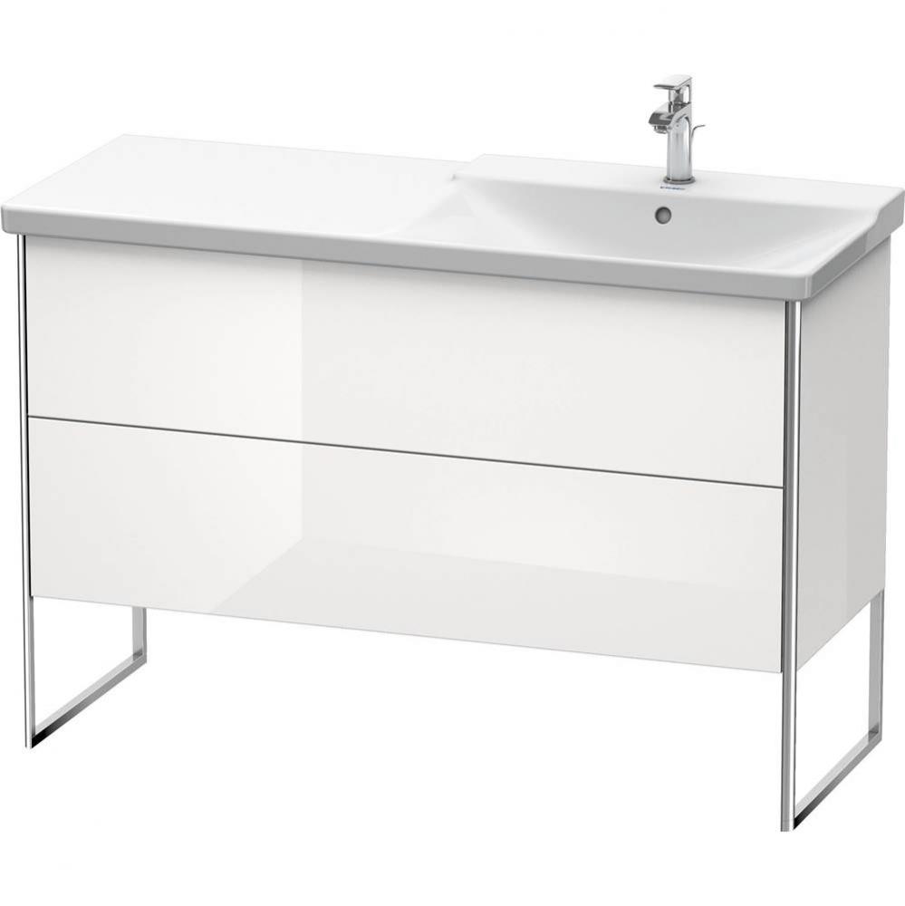 Duravit XSquare Floor Standing Vanity Unit  White High Gloss