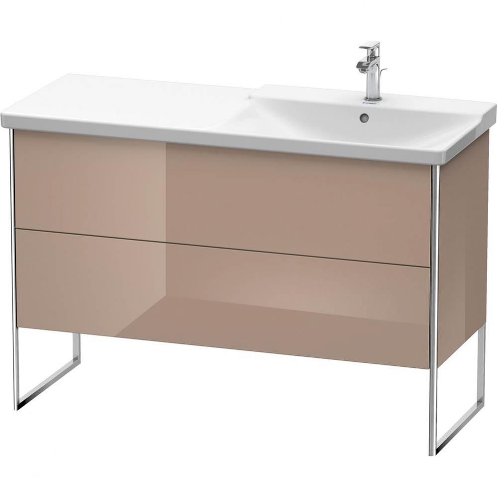 Duravit XSquare Floor Standing Vanity Unit  Cappuccino High Gloss