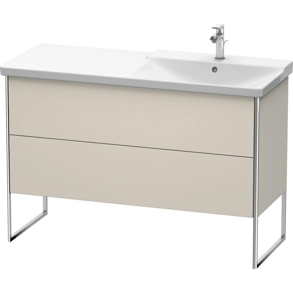 Duravit XSquare Floor Standing Vanity Unit  Taupe Matte