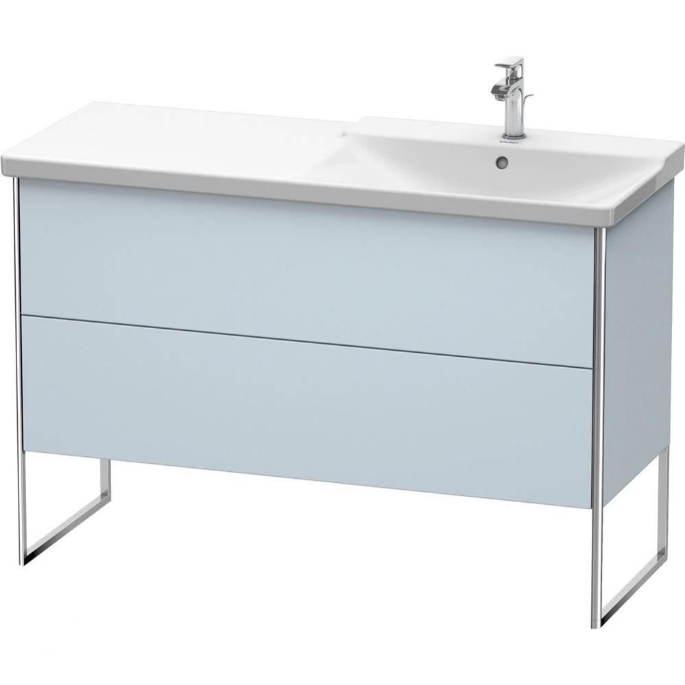 Duravit XSquare Floor Standing Vanity Unit  Light Blue Satin Matte