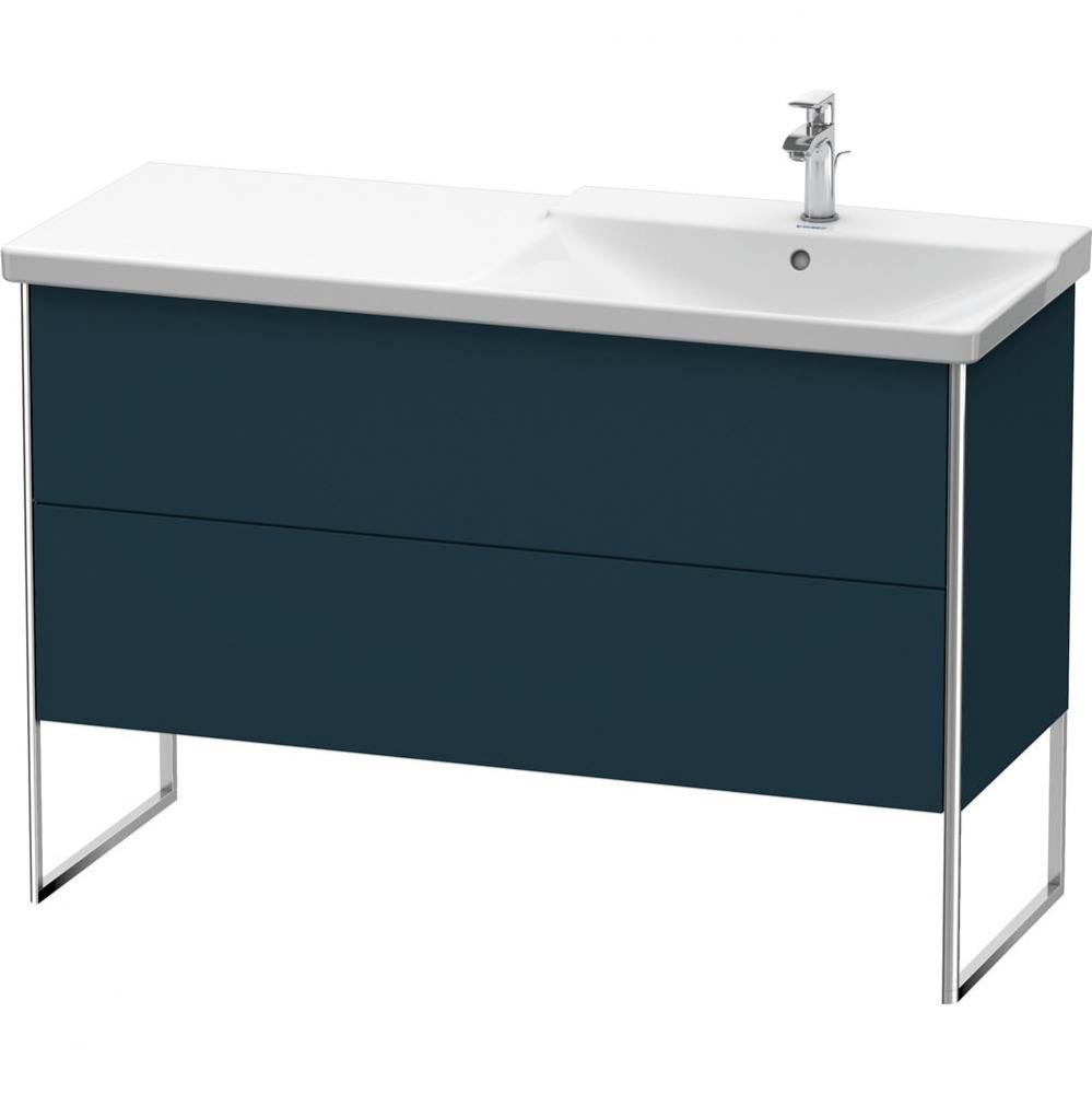 Duravit XSquare Floor Standing Vanity Unit  Night Blue Satin Matte