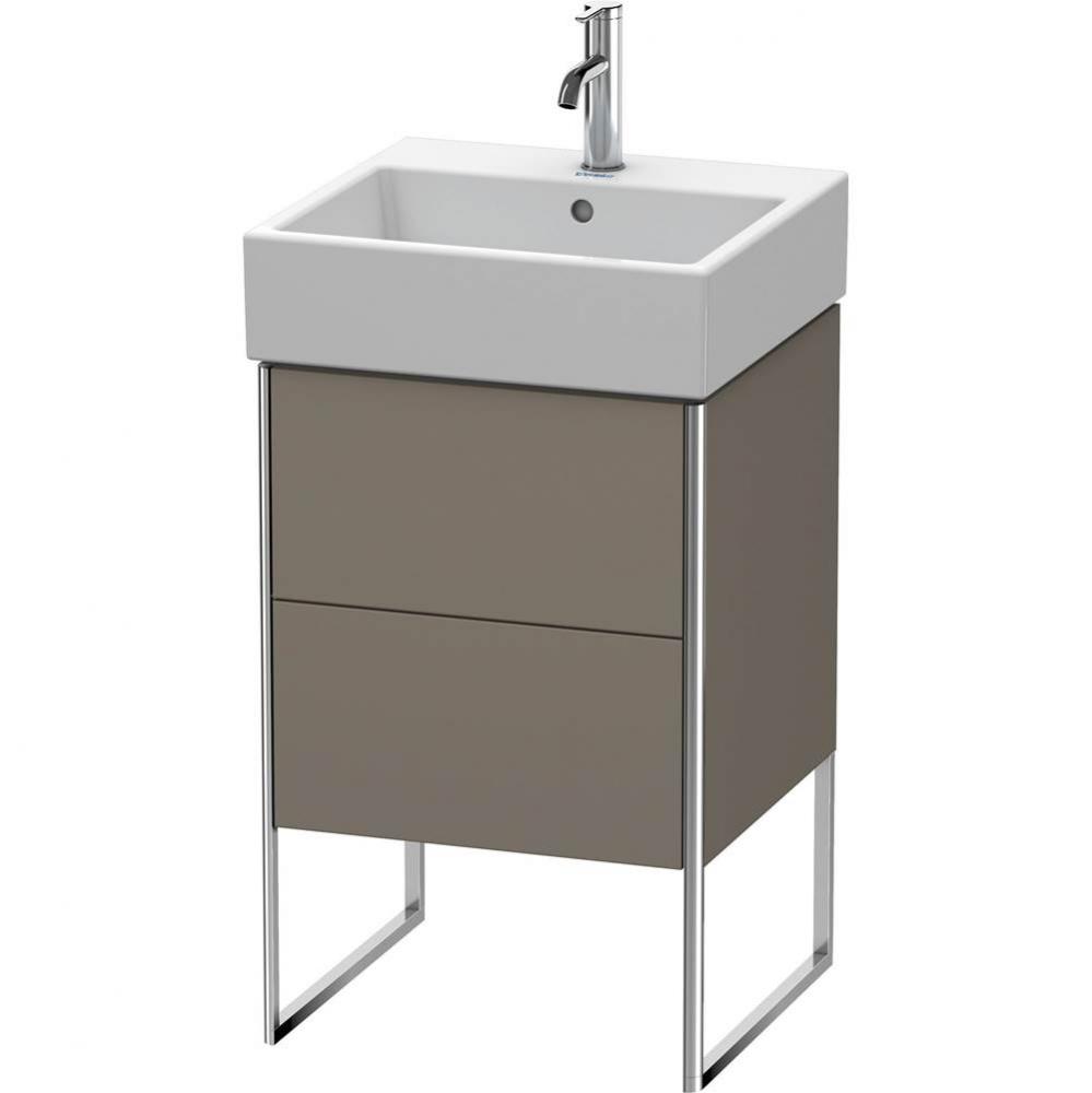 Duravit XSquare Floor Standing Vanity Unit  Flannel Gray Satin Matte