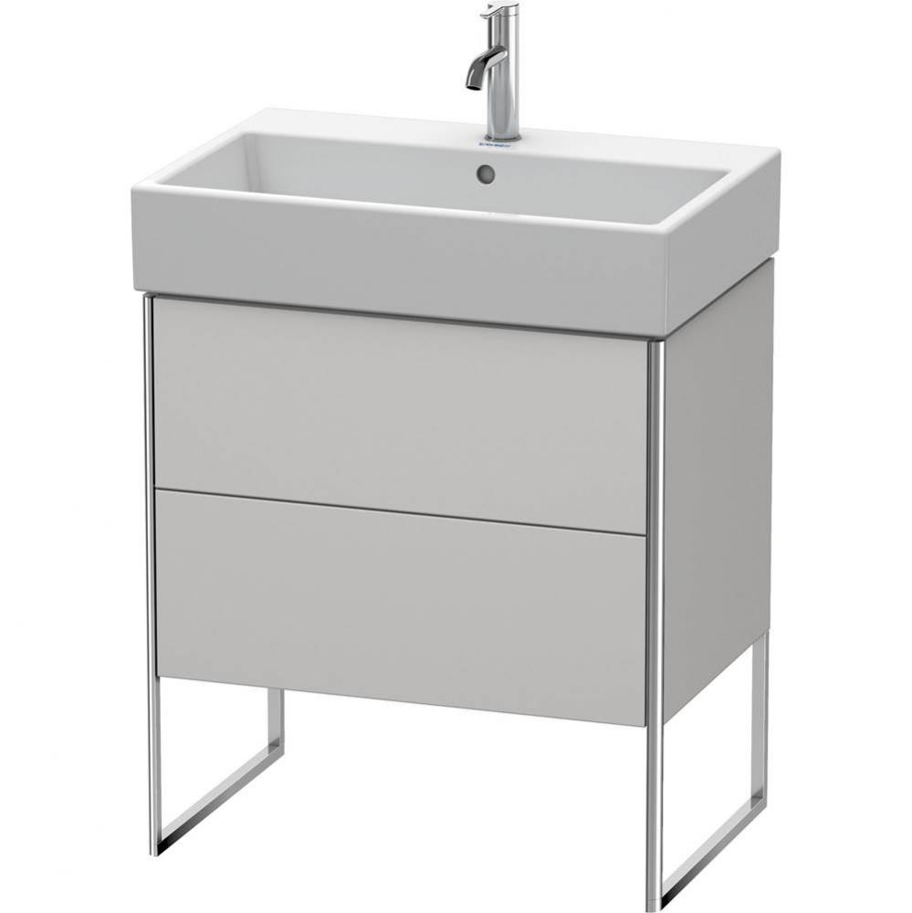 Duravit XSquare Two Drawer Floorstanding Vanity Unit Nordic White