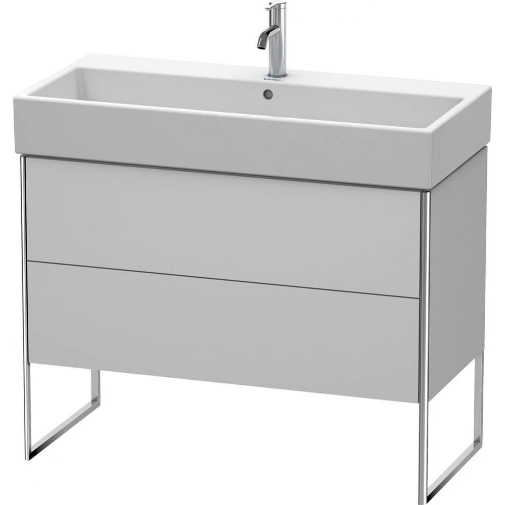 Duravit XSquare Two Drawer Floorstanding Vanity Unit Nordic White