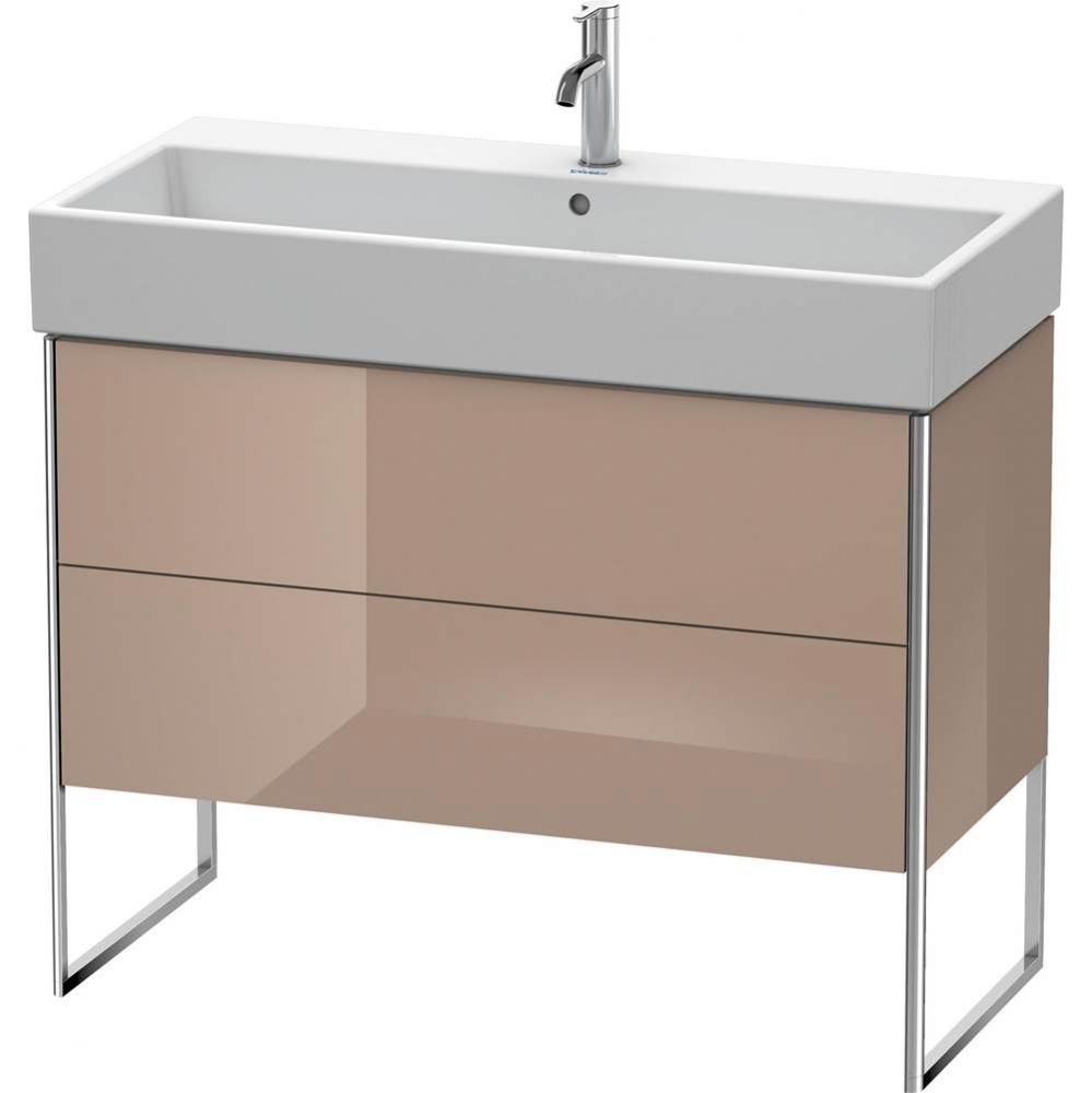 Duravit XSquare Two Drawer Floorstanding Vanity Unit Cappuccino