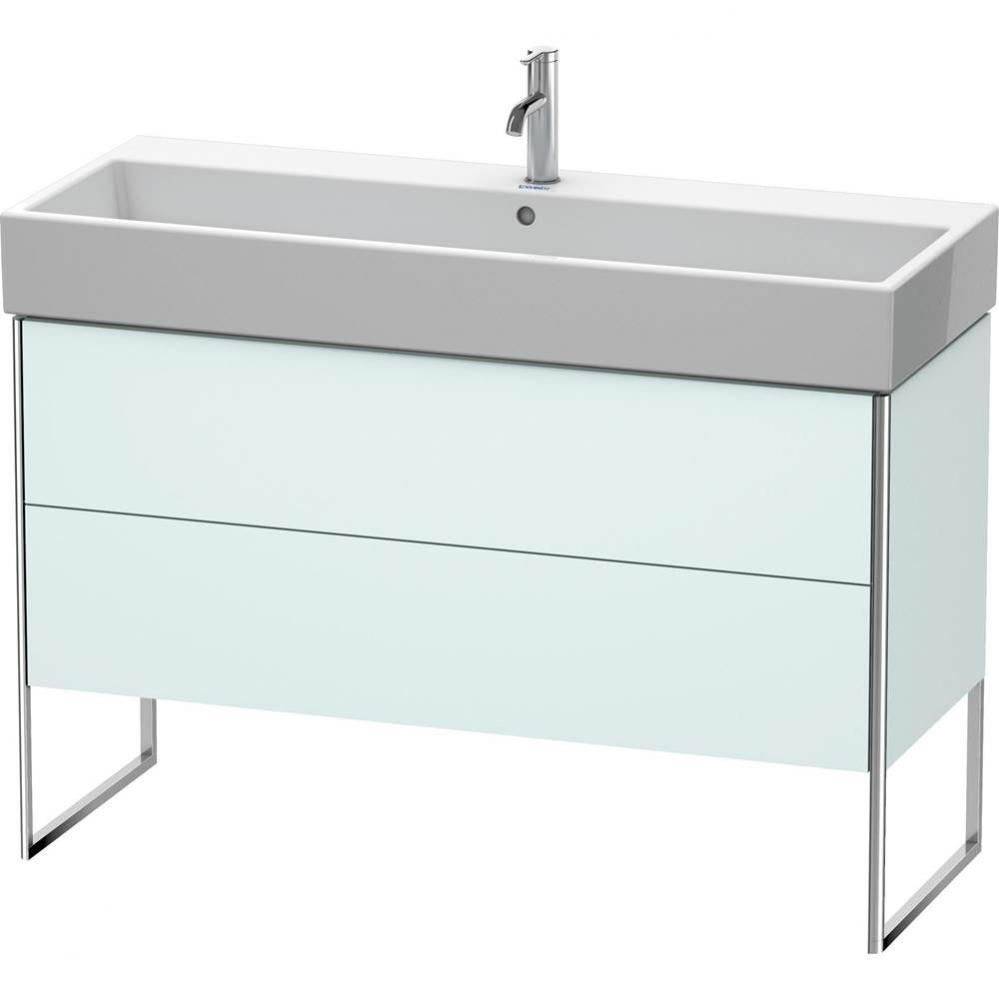 Duravit XSquare Floor Standing Vanity Unit  Light Blue Matte