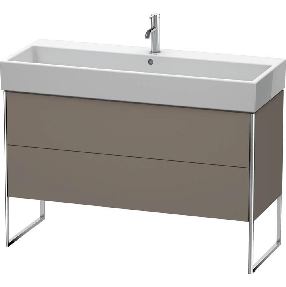 Duravit XSquare Floor Standing Vanity Unit  Flannel Gray Satin Matte