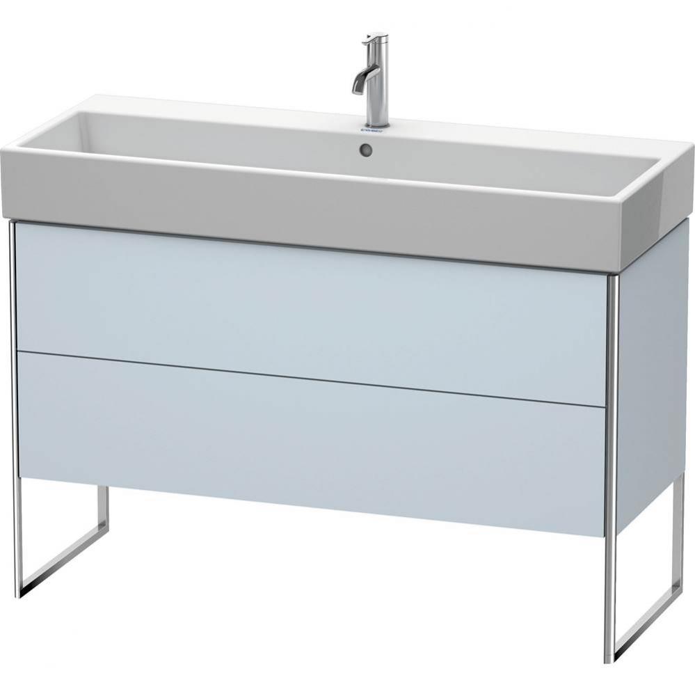 Duravit XSquare Two Drawer Floorstanding Vanity Unit Light Blue