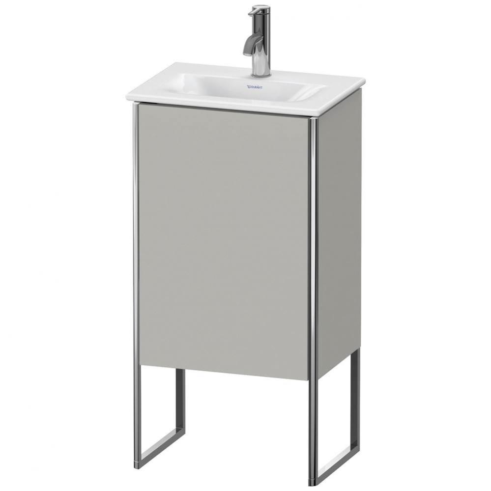 Duravit XSquare One Door Floorstanding Vanity Unit Concrete Gray