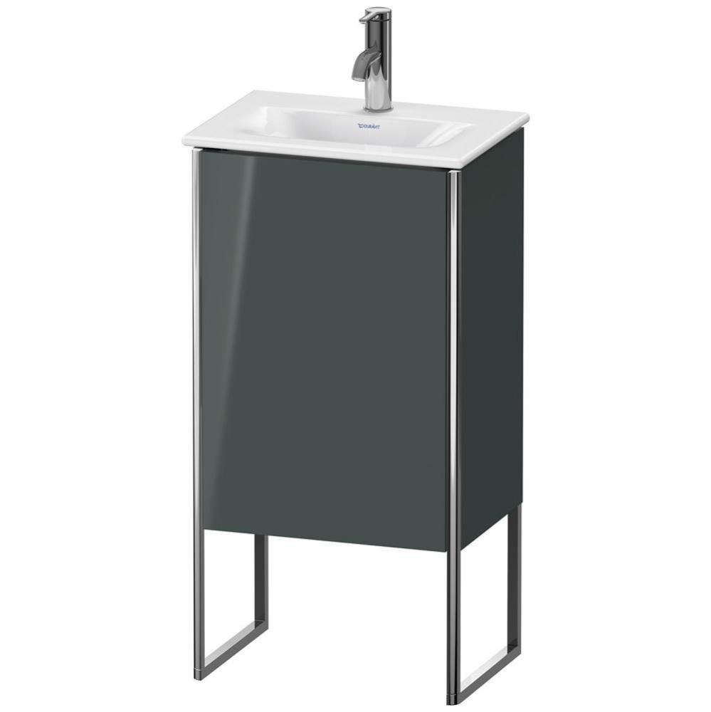 Duravit XSquare One Door Floorstanding Vanity Unit Dolomite Gray