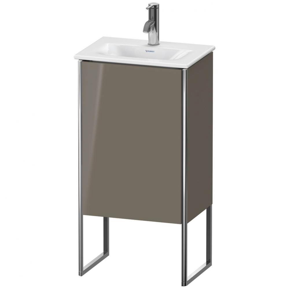 Duravit XSquare One Door Floorstanding Vanity Unit Flannel Gray