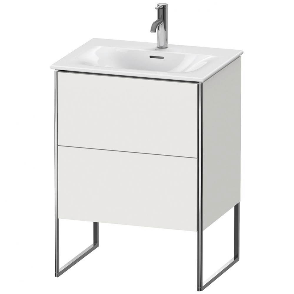 Duravit XSquare Two Drawer Floorstanding Vanity Unit Nordic White