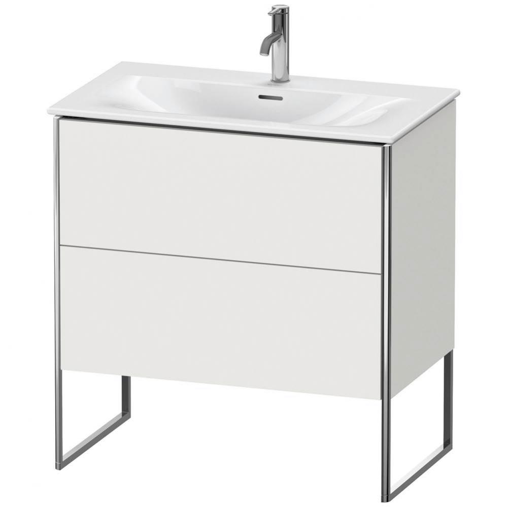 Duravit XSquare Two Drawer Floorstanding Vanity Unit Nordic White