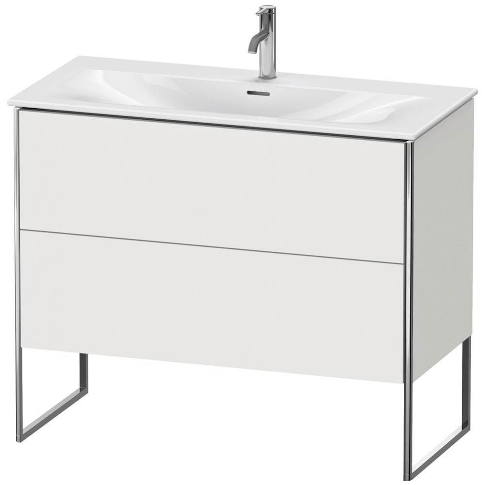 Duravit XSquare Two Drawer Floorstanding Vanity Unit Nordic White