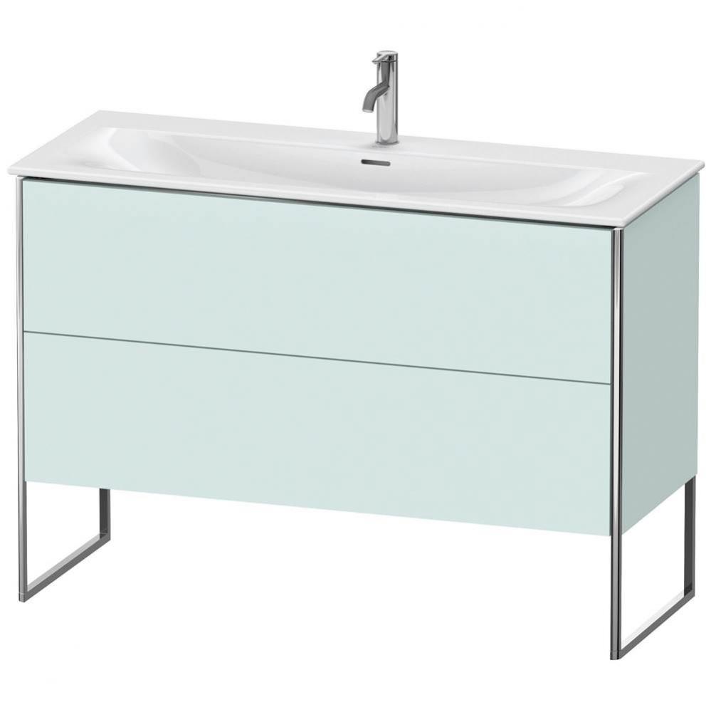 Duravit XSquare Floor Standing Vanity Unit  Light Blue Matte