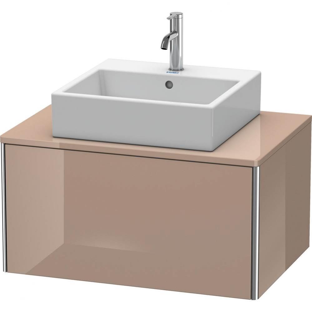 Duravit XSquare One Drawer Vanity Unit For Console Cappuccino