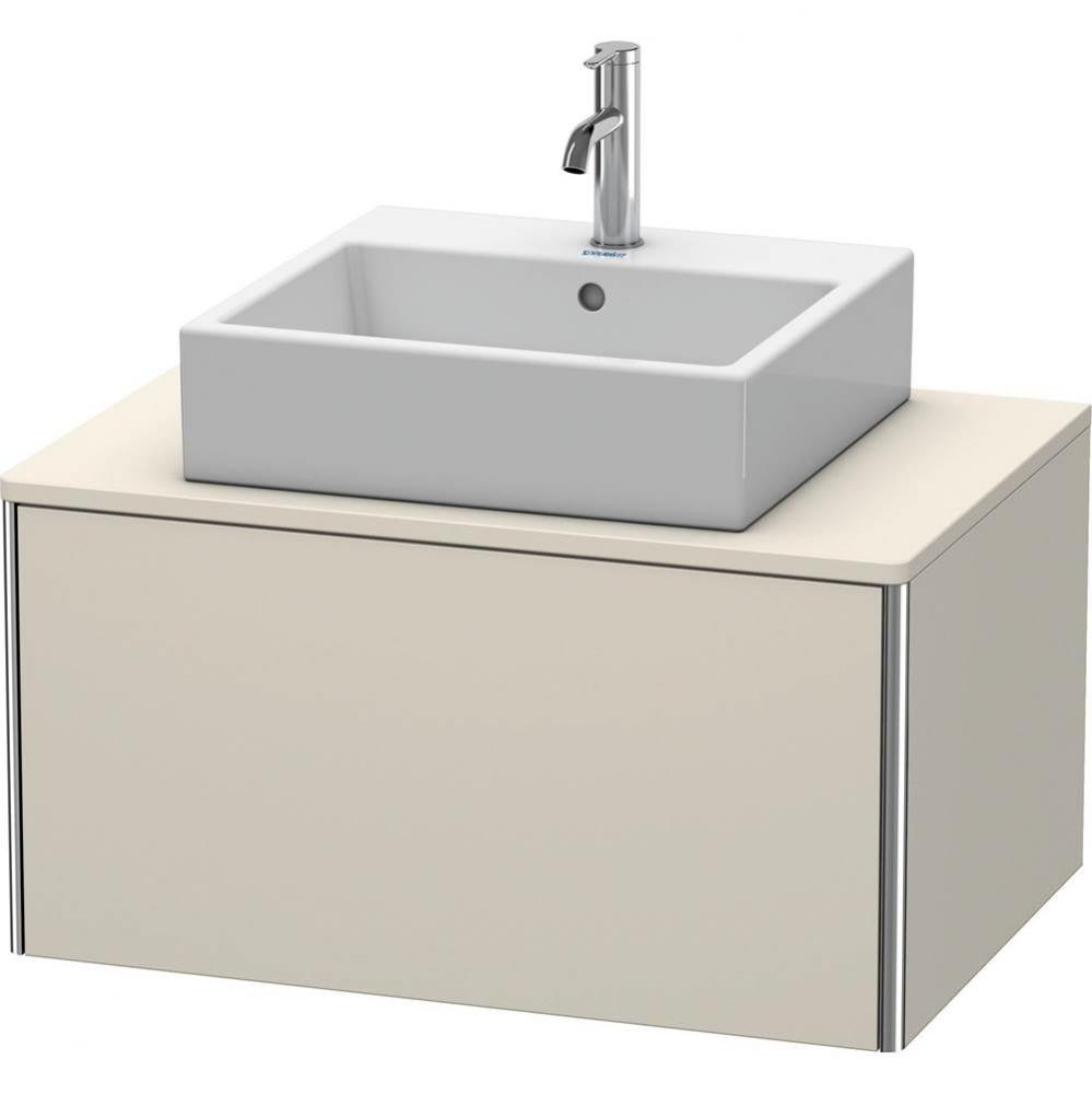 Duravit XSquare One Drawer Vanity Unit For Console Taupe