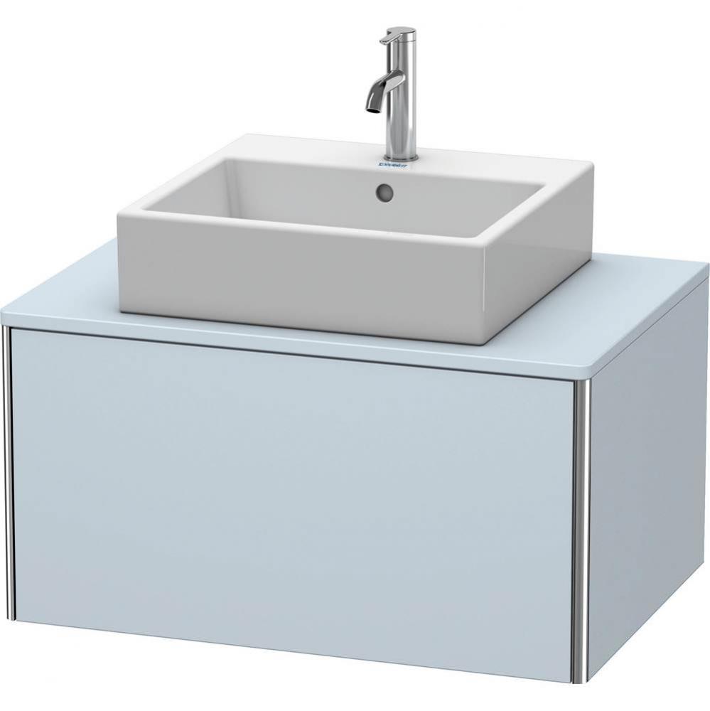 Duravit XSquare One Drawer Vanity Unit For Console Light Blue