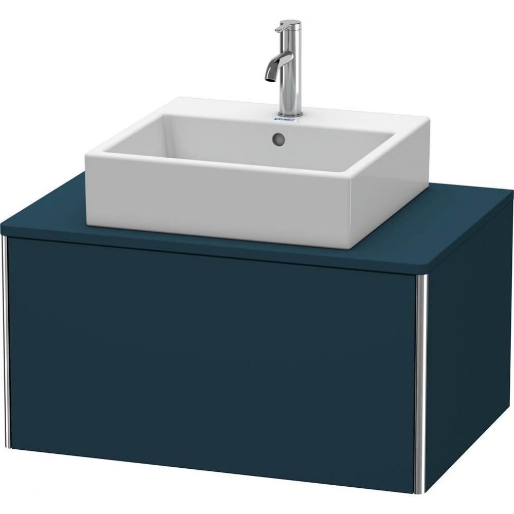 Duravit XSquare One Drawer Vanity Unit For Console Midnight Blue