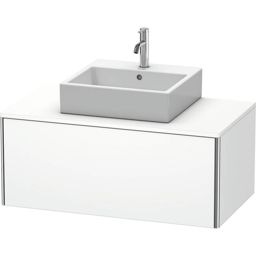 Duravit XSquare One Drawer Vanity Unit For Console White