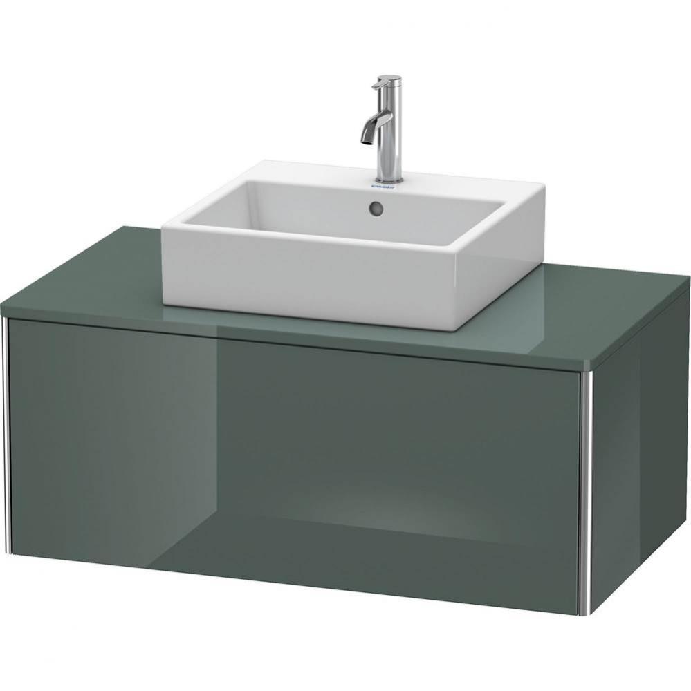 Duravit XSquare One Drawer Vanity Unit For Console Dolomite Gray