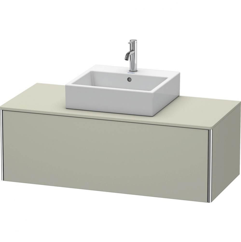 Duravit XSquare One Drawer Vanity Unit For Console Taupe