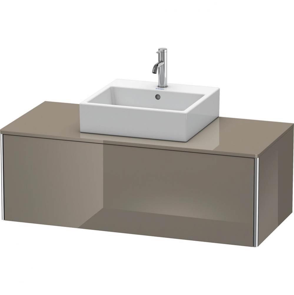 Duravit XSquare One Drawer Vanity Unit For Console Flannel Gray