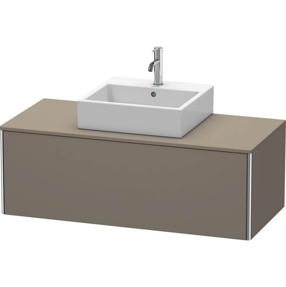 Duravit XSquare Vanity Unit for Console  Flannel Gray Satin Matte