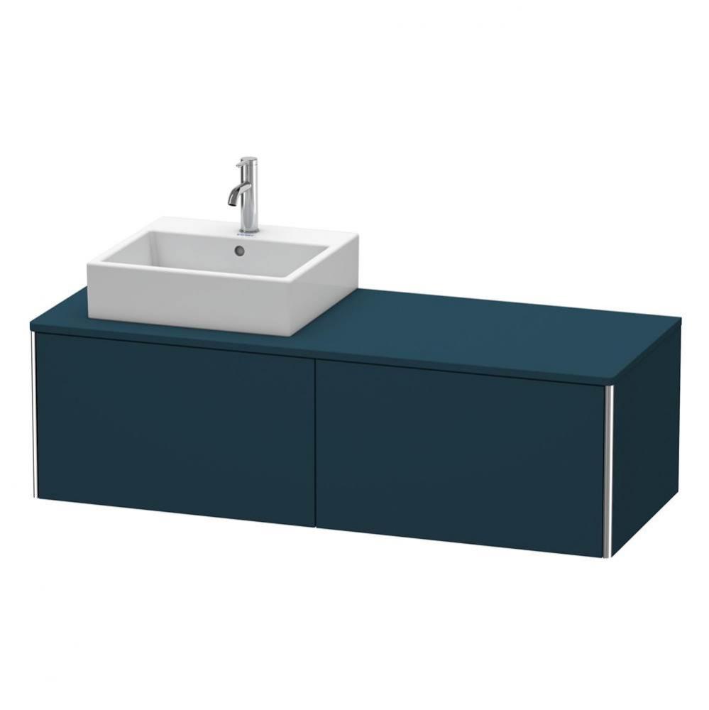 Duravit XSquare Two Drawer Vanity Unit For Console Midnight Blue