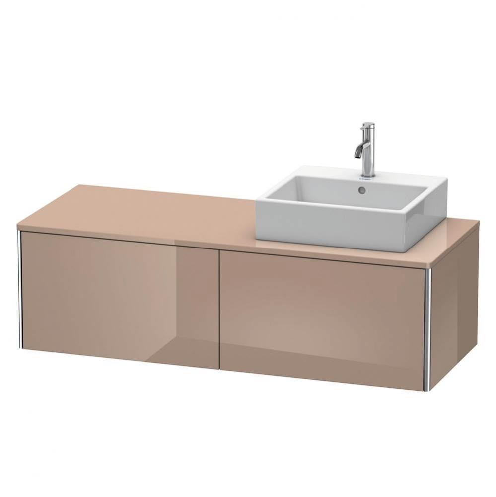 Duravit XSquare Two Drawer Vanity Unit For Console Cappuccino