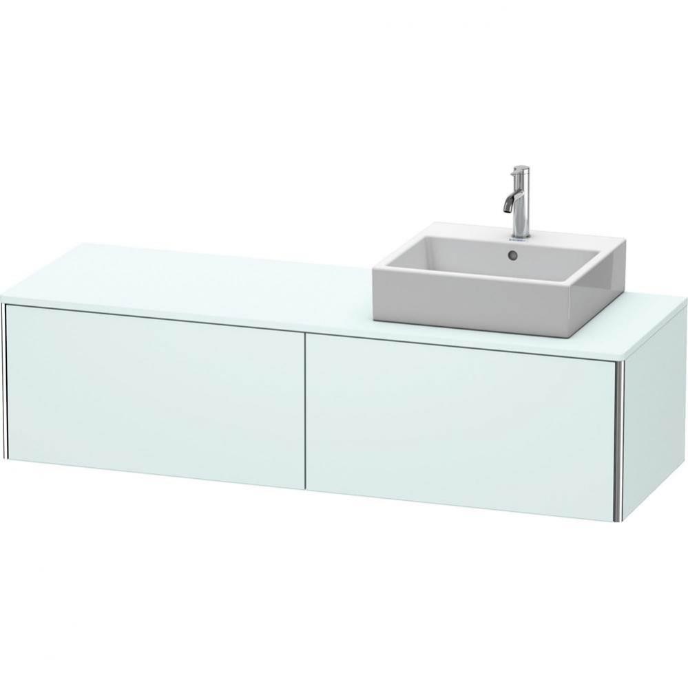 Duravit XSquare Vanity Unit for Console  Light Blue Matte