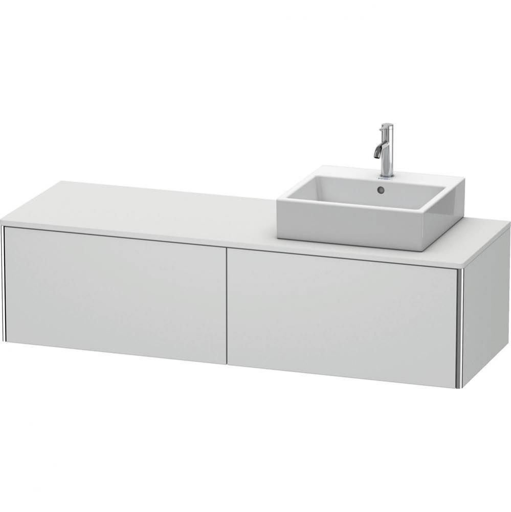 Duravit XSquare Two Drawer Vanity Unit For Console White