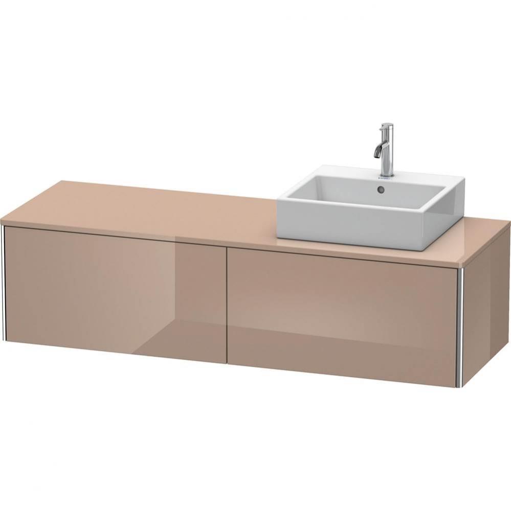 Duravit XSquare Two Drawer Vanity Unit For Console Cappuccino