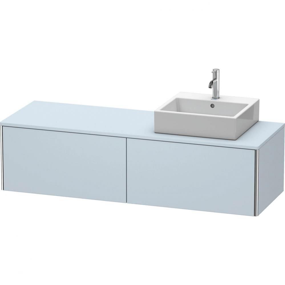 Duravit XSquare Two Drawer Vanity Unit For Console Light Blue