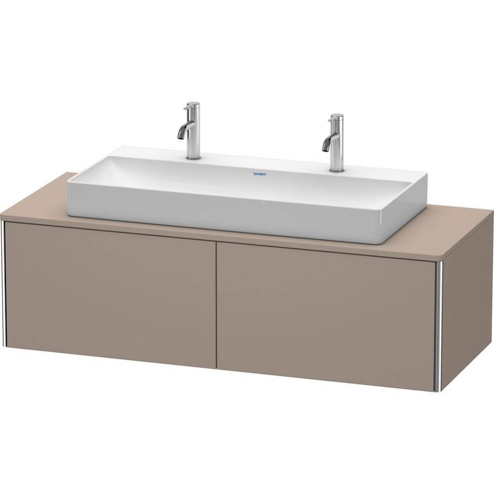 Duravit XSquare Two Drawer Vanity Unit For Console Basalt