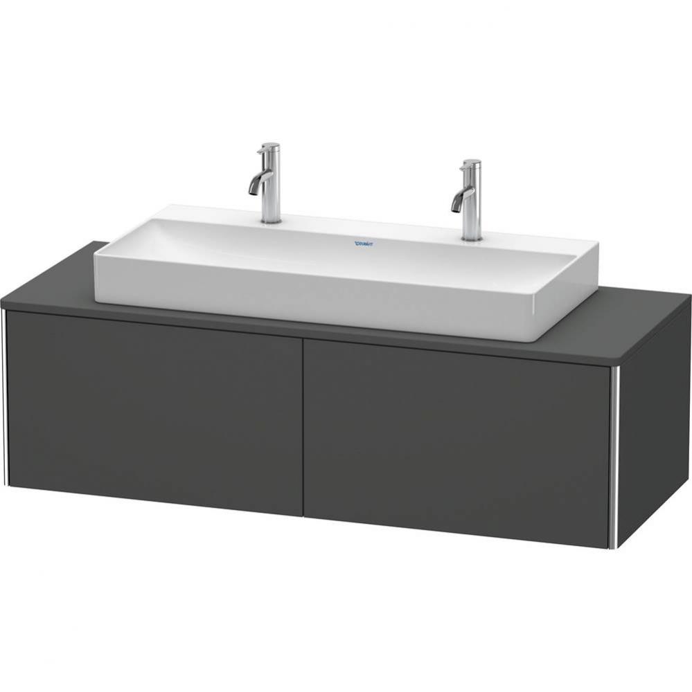 Duravit XSquare Two Drawer Vanity Unit For Console Graphite