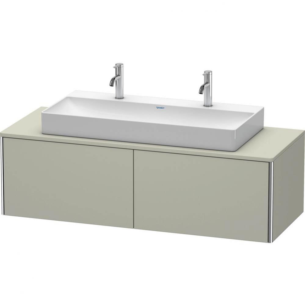 Duravit XSquare Two Drawer Vanity Unit For Console Taupe