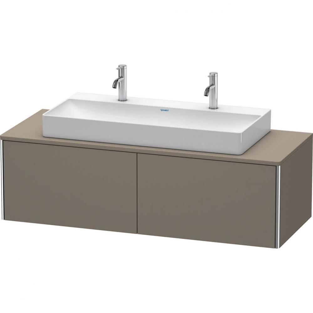 Duravit XSquare Two Drawer Vanity Unit For Console Flannel Gray