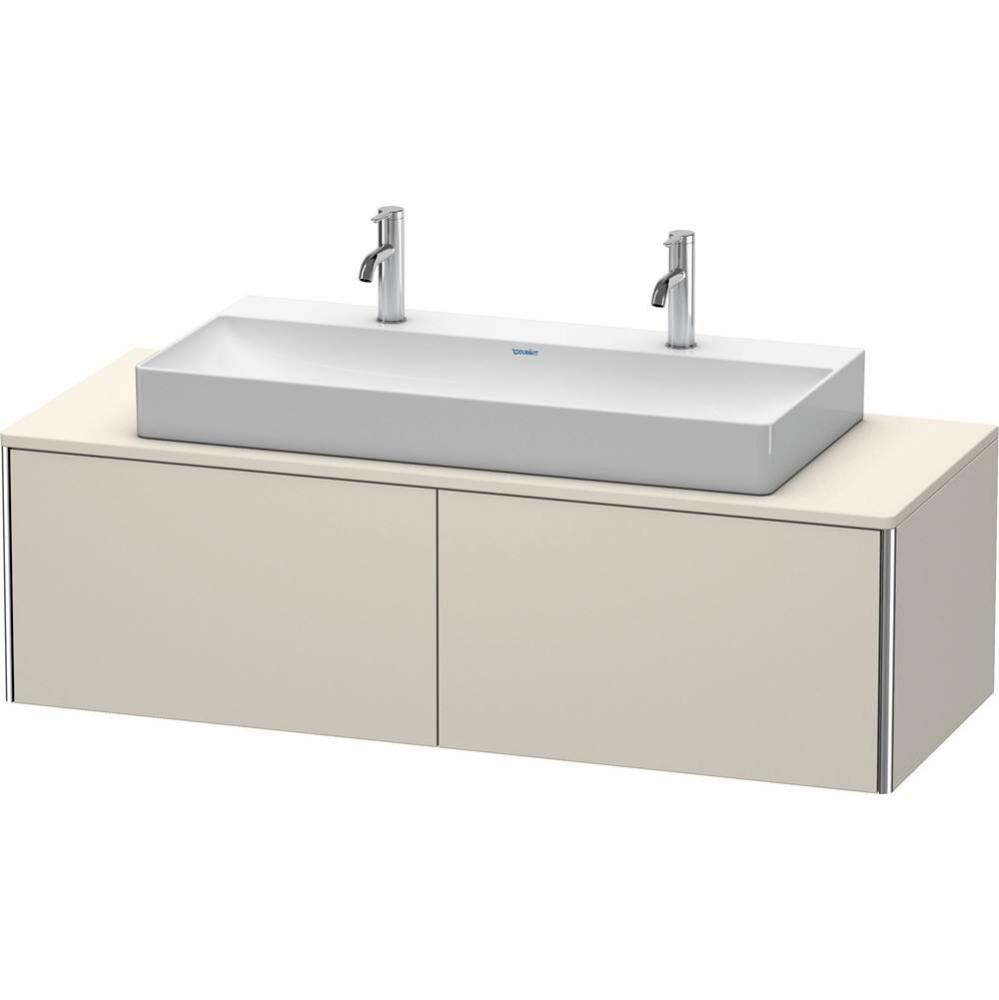 Duravit XSquare Two Drawer Vanity Unit For Console Taupe