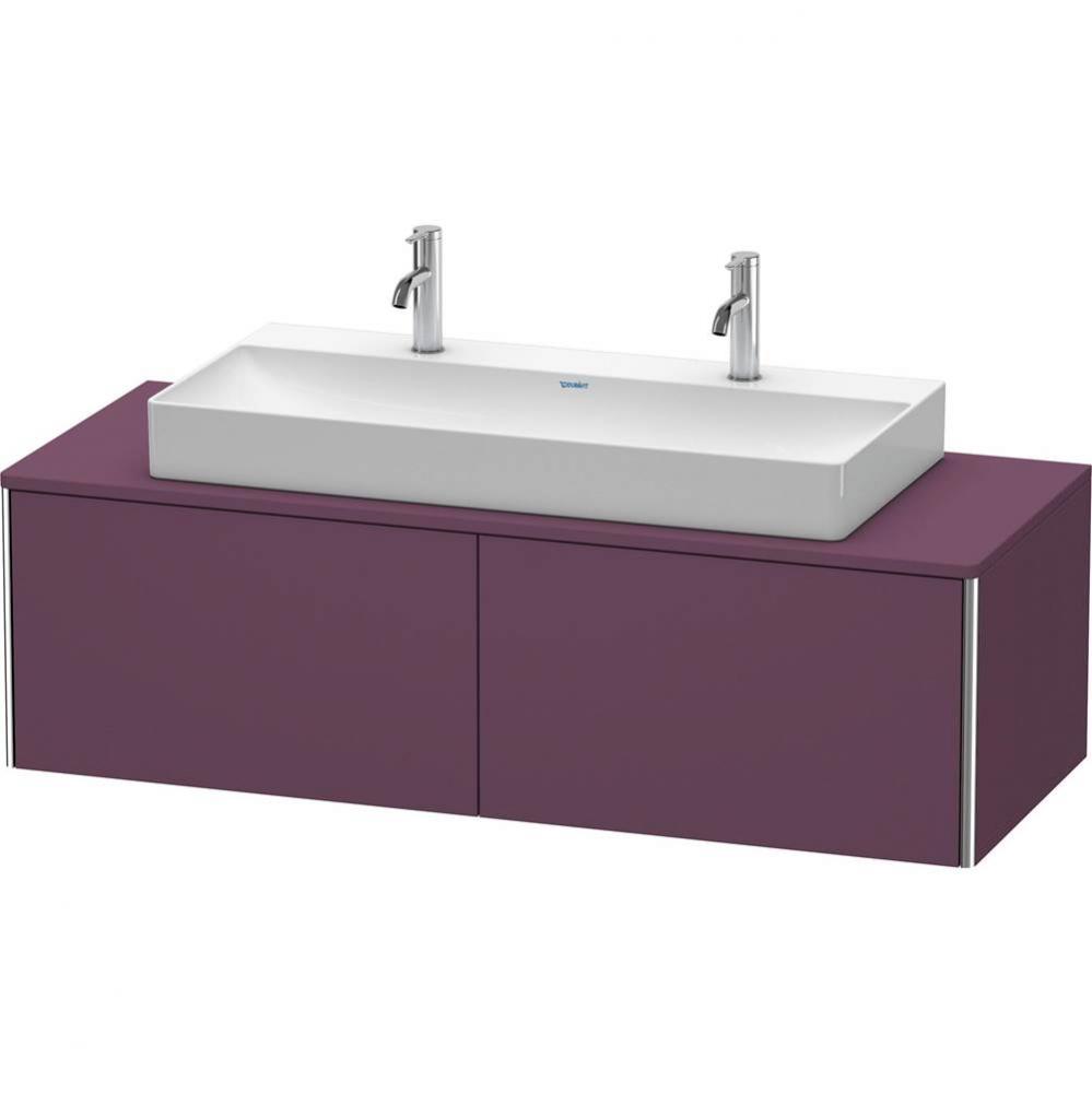 Duravit XSquare Two Drawer Vanity Unit For Console Aubergine