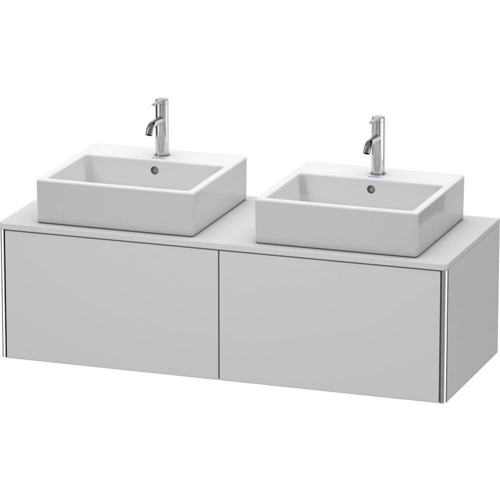 Duravit XSquare Two Drawer Vanity Unit For Console Nordic White