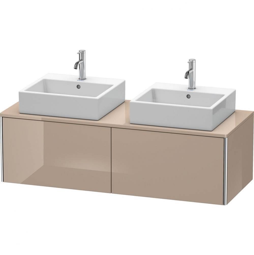 Duravit XSquare Two Drawer Vanity Unit For Console Cappuccino