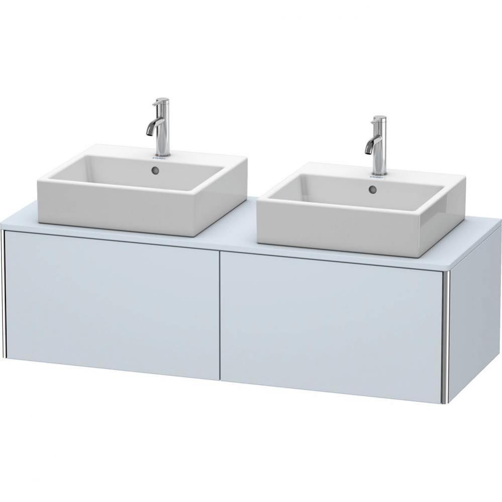 Duravit XSquare Two Drawer Vanity Unit For Console Light Blue